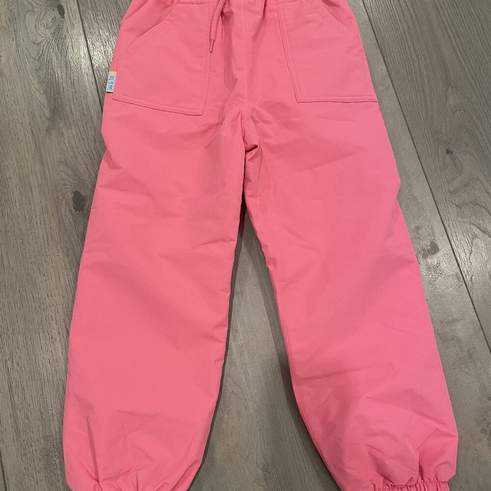 JAN & JUL Girls Water-Proof Snow Pants, PINK, 5T, NEVER WORN